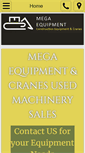 Mobile Screenshot of megaequipments.com